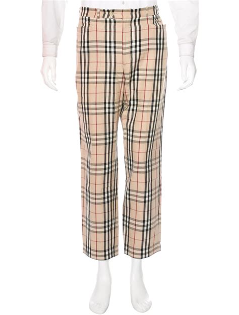 burberry mens jeans price|Burberry nova check trousers men's.